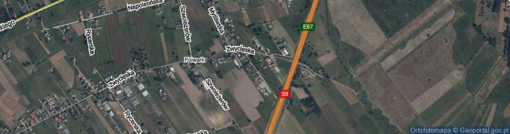 Zdjęcie satelitarne Przyjacielska ul.